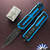 Microtech Scarab 2 Gen 3 1280-1BL D/E Black Blade, Blue Handle