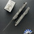 Microtech Dirac 225-12APNC, Full Serrated Apocalyptic Blade, Natural Clear Handle