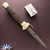 BURN Custom Trapdoor D/A OTF - V2, Baker Forge Bronze-Mai Damascus Bayonet Blade, Brass "Sidewinder Rattle Snake" Engraved Bolsters, Brown Juma Snakeskin Handle Scales