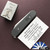 Chuck Gedraitis Scale Release Auto, Satin Clip Point Blade, Black Pinstripe Pattern Aluminum Scales
