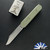 Chuck Gedraitis Scale Release Auto, Satin Bowie Blade, Seafoam Green Pinstripe Pattern Aluminum Scales