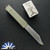 Chuck Gedraitis Scale Release Auto, Satin Bowie Blade, Seafoam Green Pinstripe Pattern Aluminum Scales