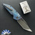 Hypercut Manufacturing Dharma Manual, 2-Tone S45VN Blade, Entropic Titanium Handle, Pearl Inlayed Button