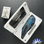 Hypercut Manufacturing Dharma Manual, 2-Tone S45VN Blade, Entropic Titanium Handle, Pearl Inlayed Button