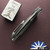 Hypercut Manufacturing Cretin, Mike Norris Damascus Blade, Black Dunes Fat Carbon Handle, Mother Of Pearl Pivot Collar
