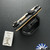 KKustom Knife And Tool Nomad Cleaver, Satin Nitro-V Cleaver Blade, Black Richlite And Bamboo Handle