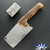 KKustom Knife And Tool Nomad Cleaver, Satin Nitro-V Cleaver Blade, Maple Richlite And Crosscut Structural Beam Handle