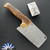 KKustom Knife And Tool Nomad Cleaver, Satin Nitro-V Cleaver Blade, Maple Richlite And Crosscut Structural Beam Handle