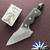 KKustom Knife And Tool PocketPro, Satin CPM-154 Blade, Grey G10 And Canvas Micarta Handle