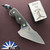 KKustom Knife And Tool PocketPro, Satin CPM-154 Blade, Grey G10 And Canvas Micarta Handle