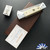 AGA Campolin Hannibal BBQ Auto, Satin Clip Point Blade, Faux Ivory Handle