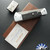AGA Campolin Hannibal BBQ Auto, Satin Clip Point Blade, Ebony Wood Handle