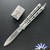 29 Knives Custom 4" S35VN Utilitarian Spear Point Blade, Thin Skeleton Channel Cut 303 Stainless Steel Latched