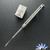 29 Knives Custom 4" S35VN Utilitarian Spear Point Blade, Thin Skeleton Channel Cut 303 Stainless Steel Latched