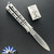 29 Knives Custom 4" S35VN Utilitarian Spear Point Blade, Thin Skeleton Channel Cut 303 Stainless Steel Latched