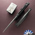 Protech Vero Synapse Auto VERO2105 MM, Stonewashed CPM-MagnaMax Blade, Black Herringbone Textured Handle, Black HW