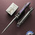 Microtech LUDT Gen 3 1136-10MS15, Stonewashed Tanto Blade, Carbon Fiber Handle, Purple Backspacer, Marfione Select
