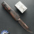 Microtech Ultratech Gen 4, Rare Your Mom's House Secret Cerakote, Near Pocket Clip 11214-1TPBKORCS Single Edge, Black And Orange Topographic Camo Blade And Handle