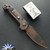 Microtech LUDT Gen 3, Rare Your Mom's House Secret Cerakote 1135S-1TPBKORCS, Single Edge Blade, Topographic Black And Orange Camo Smooth Handle
