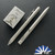 Tactile Turn Clip Action Pen, Stonewashed Titanium, Short Size 5.1"