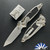 Microtech SOCOM RAM-LOK 161RL-10MS5, Stonewashed Tanto Blade, Stonewashed Titanium Handle, Bronze HW With Flamed Titanium Backspacer
