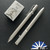 Tactile Turn Bolt Action Pen, Stonewashed Titanium, Standard Size 5.6"