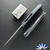 Shirogorov Knives Ursus Quantum, Stonewashed Elmax Blade, Blue Titanium Handle, MRBS