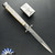 Collection Piece Frank Beltrame 11" Italian Swinguard Bayonet Blade, Mother Of Pearl (28CM)