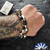 Blackside Customs/ Starlingear Slickster .925 Silver Bracelet, Copper Accents