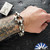 Blackside Customs/ Starlingear Slickster .925 Silver Bracelet, Copper Accents