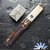 Rainy Vallotton Custom Box Razor Dual Action, Baker Coppermai Damascus Blade, Baker Coppermai Damascus Bolsters, Mammoth Ivory Scales