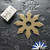 RMJ USA Snowflake Tactical Throwing Star Burnt Bronze Cerakote
