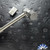 Angryman Knives Medium Spiked Titanium Warhammer, Titanium Shaft With Desert Camo G10 Handle Scales