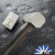 Angryman Knives Pocket Mallet, Titanium Head, Hickory Wood Handle