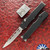 Microtech Halo VII 1350-10MS1 Marfione Select Halo VII  Black Hardcoat Anodized Aluminum Alloy Handles, Stonewashed Clip Point Blade