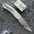 Piranha X, Silver Handle, Mirror Plain Blade