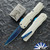 Kershaw Livewire Wampa 9000WBLU, Blue Magnacut Blade With White Aluminum Handle