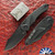 Heretic Knives Mini Pariah Auto, Magnacut Single Edge Black Blade,  Black Polymer Handle, Tactical