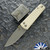 Thermic Tactical Sub Zero 2026B Button Lock, M390 Drop Point Blade, Ivory G10 Handles W/Titanium Accents
