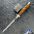2026 Limited Edition Frank B Italian Stiletto 11" Pick Lock Kris Blade, Briar Wood (28cm)