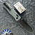 Flytanium Beef Folder, Black 14C28N Blade, Stealth Gray G10 Handle