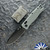 Flytanium Beef Folder, Black 14C28N Blade, Stealth Gray G10 Handle