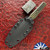 RMJ USA Custom Orlando Special Knife, Tungsten Gray CPM-3V D/E Blade, Dirty Olive G10 Handle Scales