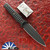 RMJ USA Custom Orlando Special Blackout Knife, Graphite Black Cerakoted CPM-3V D/E Blade, Black G10 Handle Scales