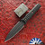 RMJ USA Custom Orlando Special Blackout Knife, Graphite Black Cerakoted CPM-3V D/E Blade, Black G10 Handle Scales