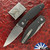 Three Rivers Manufacturing (TRM) Atom Linerlock, Magnacut Blade, Jet Black G10 3D Handle Scales