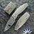 Three Rivers Manufacturing (TRM) Neutron 2 Linerlock, Mike Irie Compound Grind CPM-154 Blade, Lizard Skin Titanium 3D Textured Handle Scales