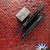 Protech Godfather CCKSF26.Godfather.1, Sapphire Blue 154CM Blade, Black Jigged Textured Handle, Abalone Button W/Sapphire Blue HW