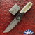 DCB Customs Shogun Horizon, Norris Fireclone 2 Damascus Blade, Betty Camo Quartz Scales W/ Matching Pivot Collars, Carbon Fiber Bolsters And Backspacer, Bronze Timascus Clip