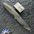 Holt Bladeworks Custom Outlaw #217, Near Mirror M390 Drop Point Blade, Feather Milled Titanium Handle Scales W/Morph TPC Tiffany/ Yellow Inlay